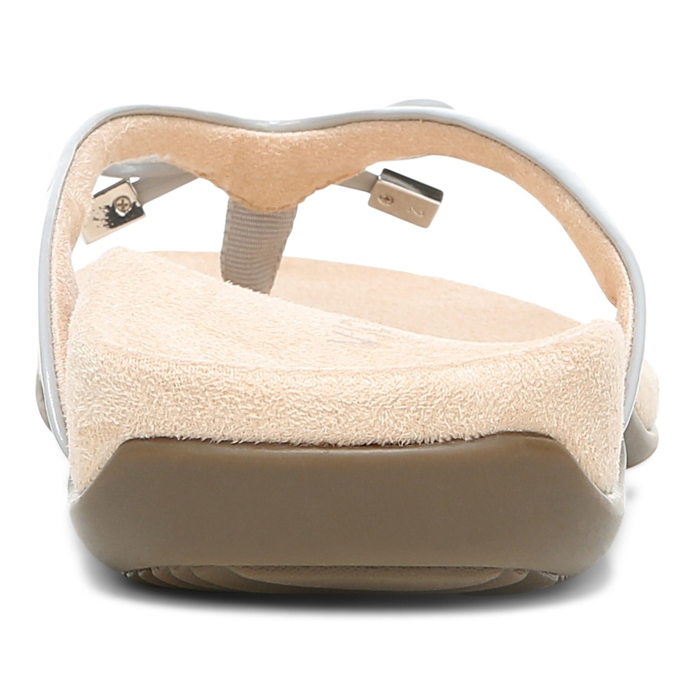 Light Grey Bella Toe Post Sandal Vionic