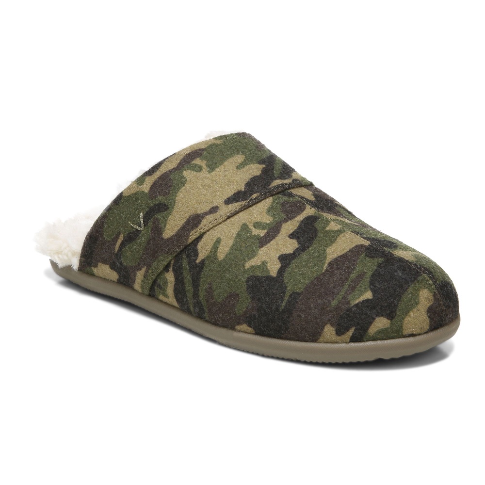 Olive Camo Alfons Mule Slipper Vionic