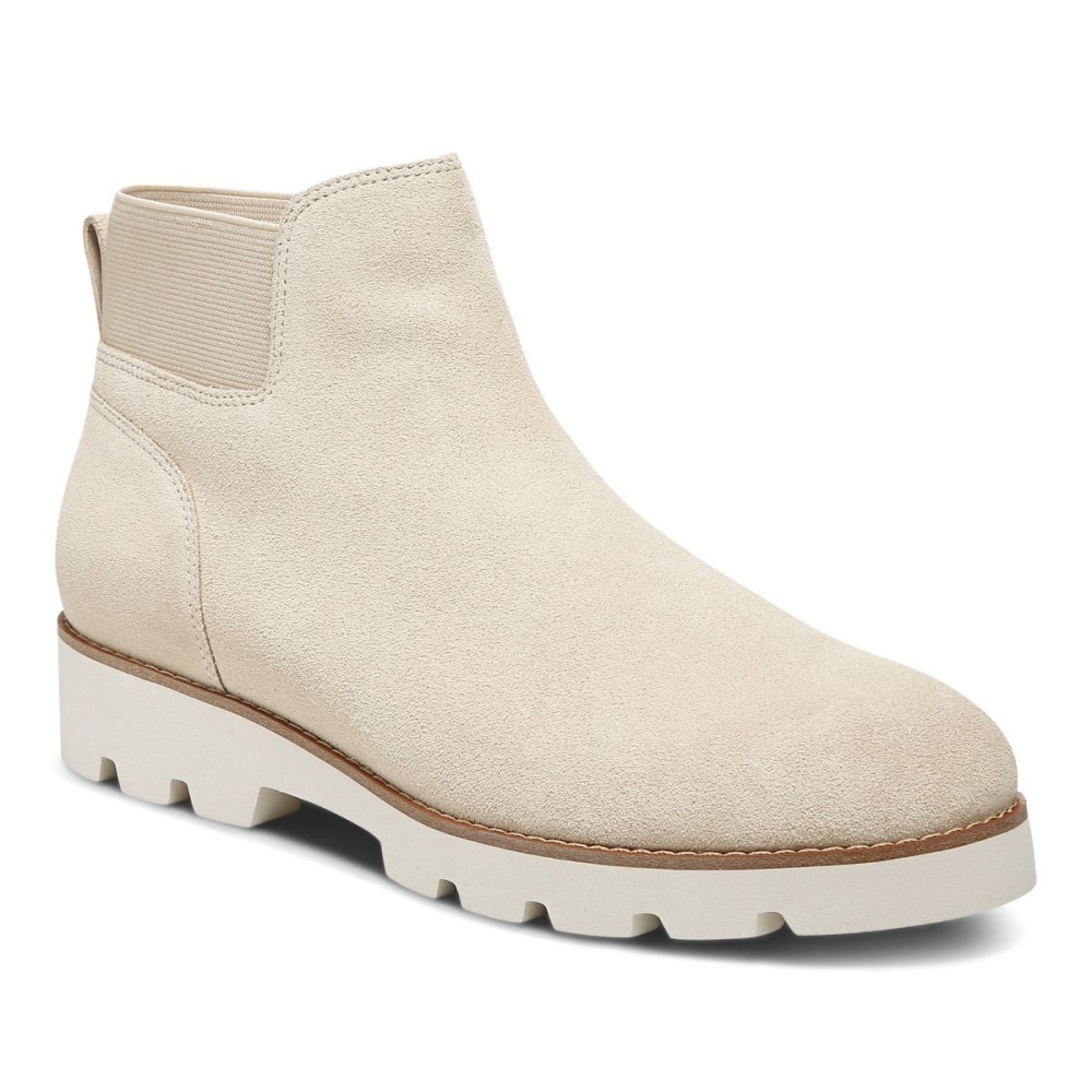 Brionie Chelsea Boot Semolina Suede Vionic