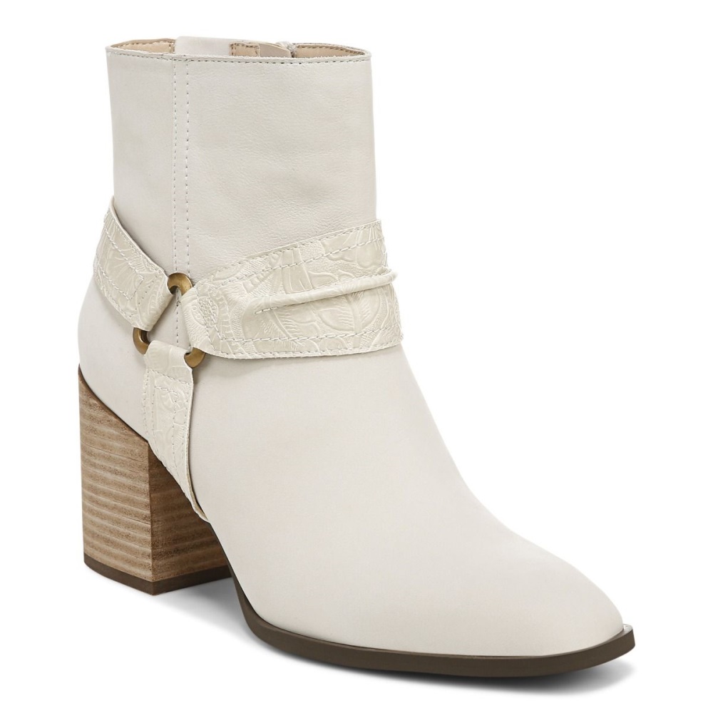 Cream Leather Carnelia Boot Vionic