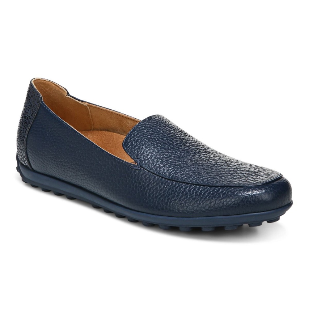 Elora Loafer Navy Leather Vionic