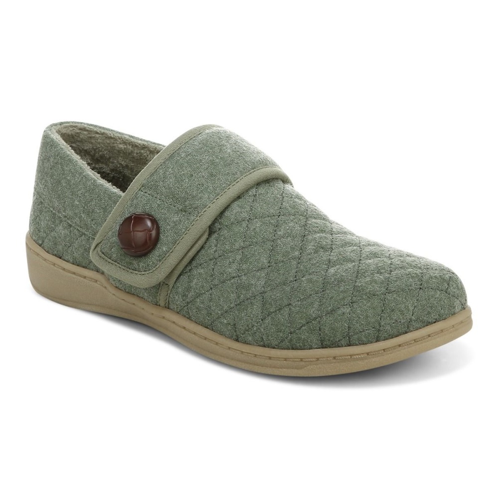 Army Green Jackie Slipper Vionic