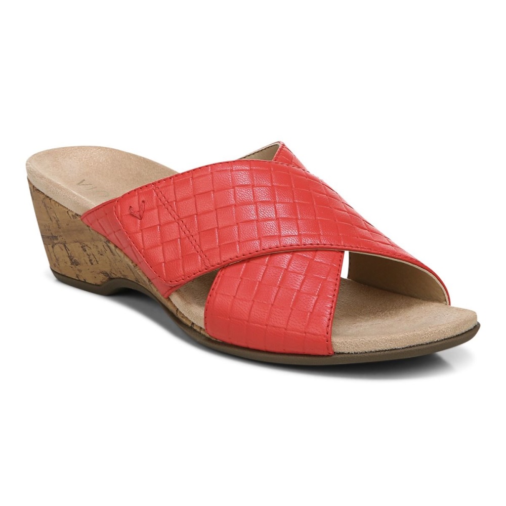 Leticia Wedge Sandal Poppy Vionic