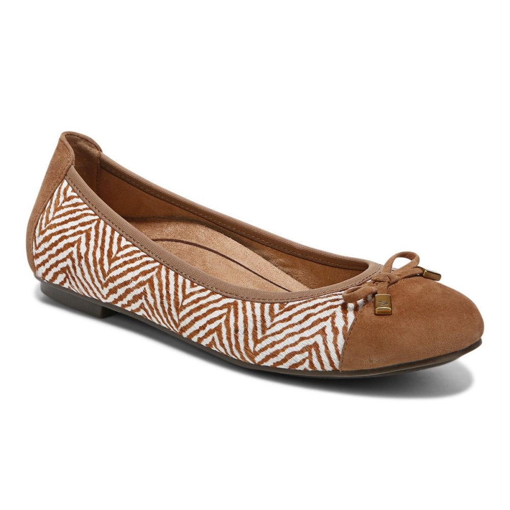 Toffee Cream Minna Ballet Flat Vionic
