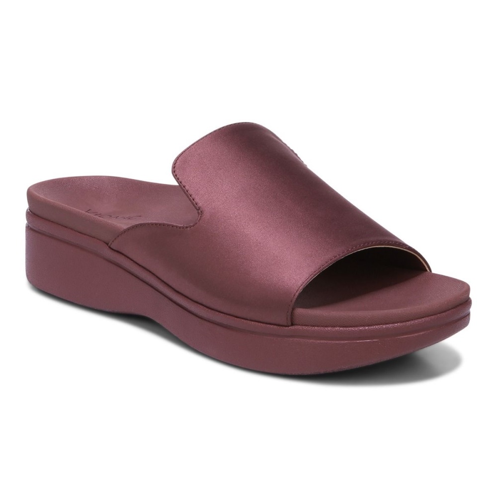 Vionic Shiraz Satin Monica Platform Sandal