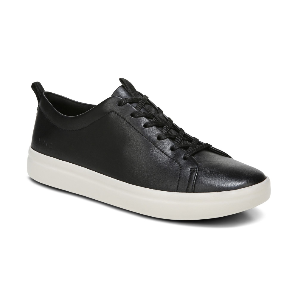 Paisley Sneaker Black Leather Vionic