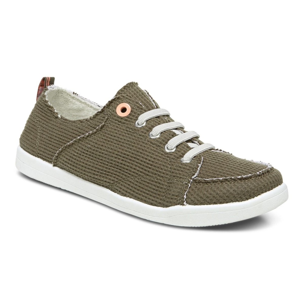 Beach Pismo Casual Sneaker: Knit Olive Knit Vionic