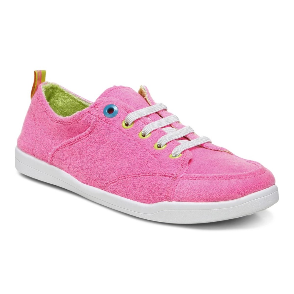 Bubblegum Terry Vionic Beach Pismo Casual Sneaker: Terry