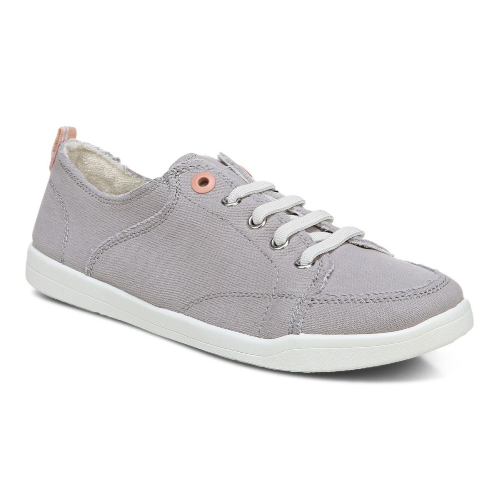 Vionic Beach Pismo Casual Sneaker: Canvas Light Grey Canvas