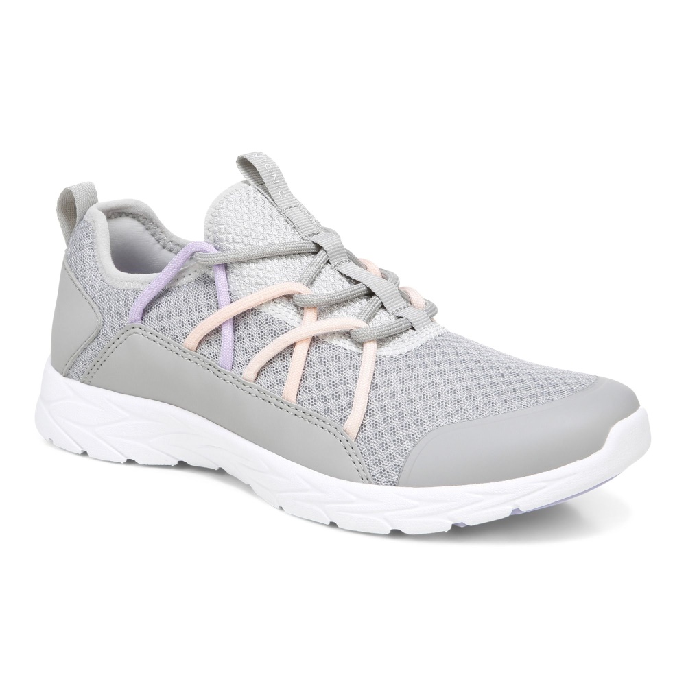 Grey Zeliya Lace Up Sneaker Vionic