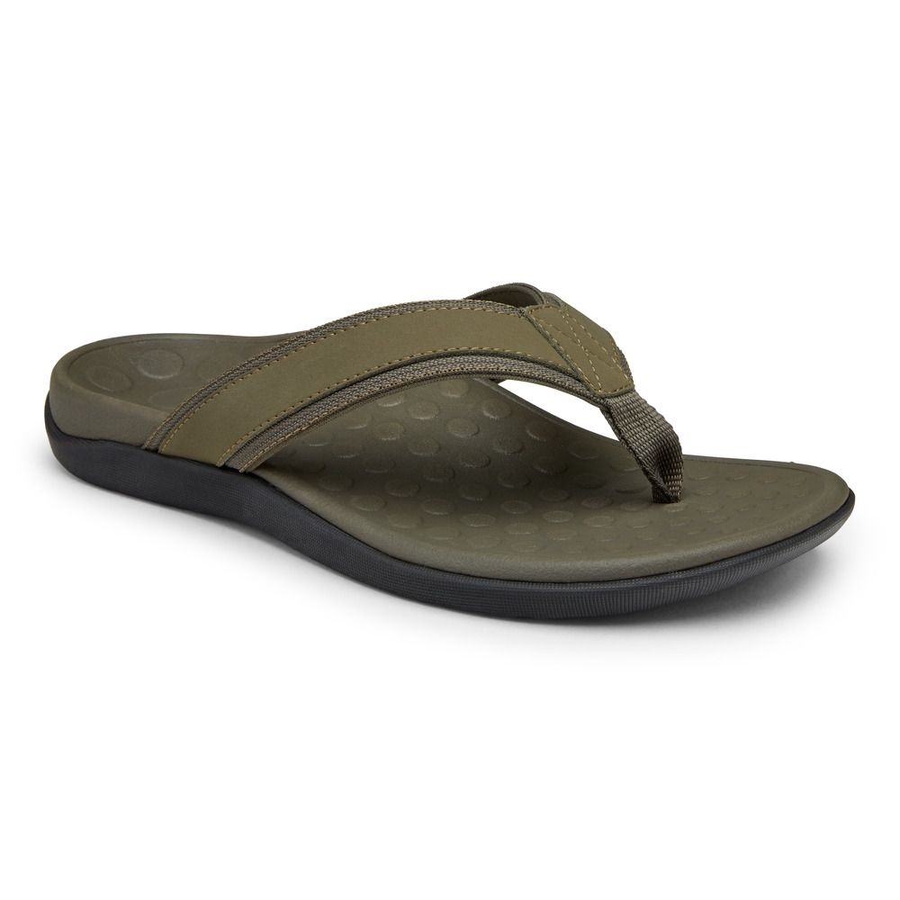 Men's Tide Toe Post Sandal Olive Vionic