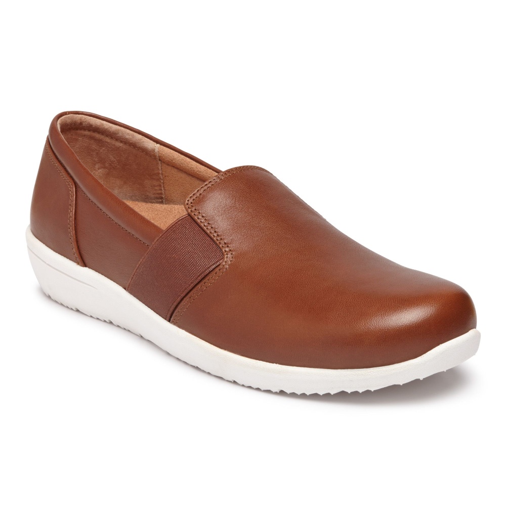 Vionic Mocha Gianna Slip On
