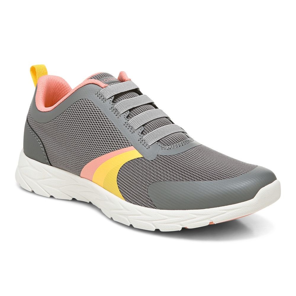 Charcoal Vionic Layla Slip On Trainer