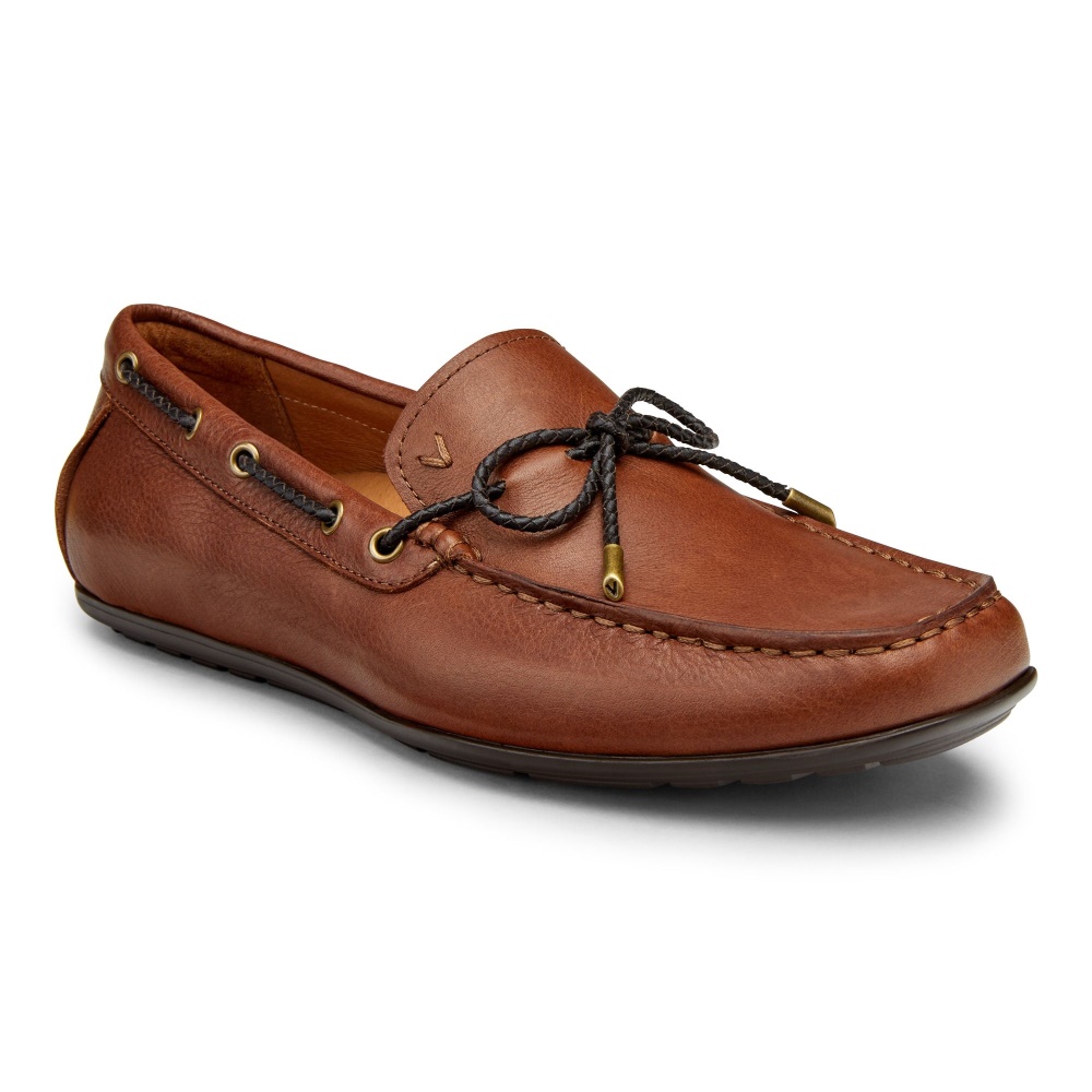 Tobacco Leather Vionic Luca Slip On Loafer