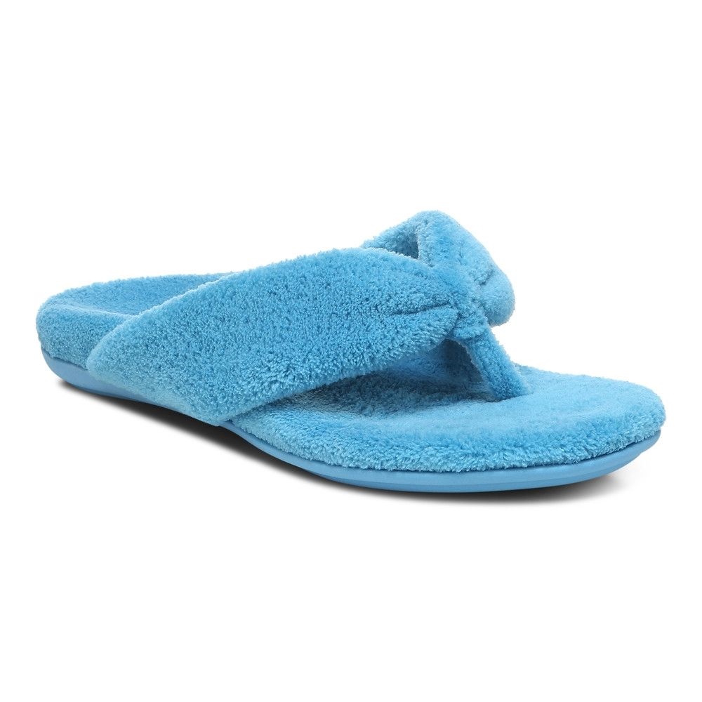 Deep Teal Vionic Lydia Slipper