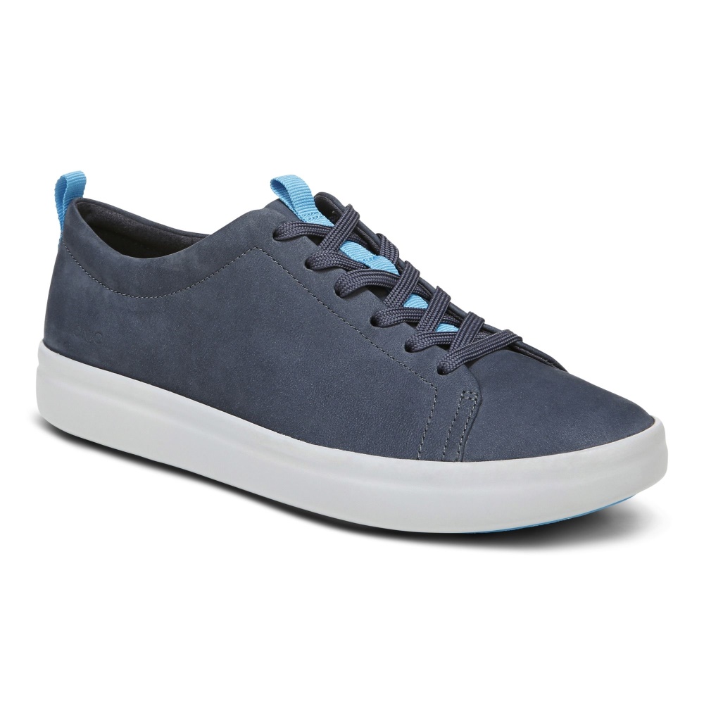 Navy Nubuck Vionic Paisley Trainer