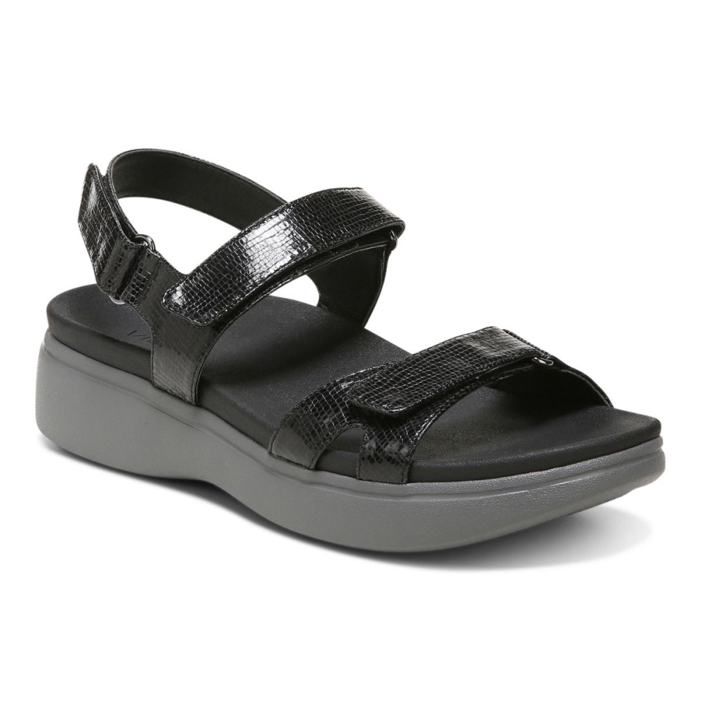 Black Vionic Nuala Sandal