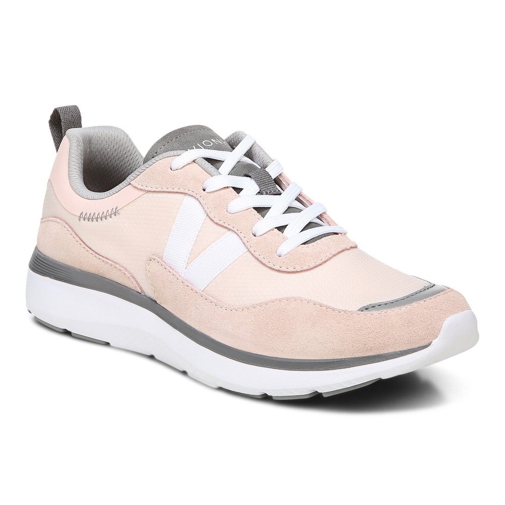 Pale Blush Nubuck Ayse Trainer Vionic