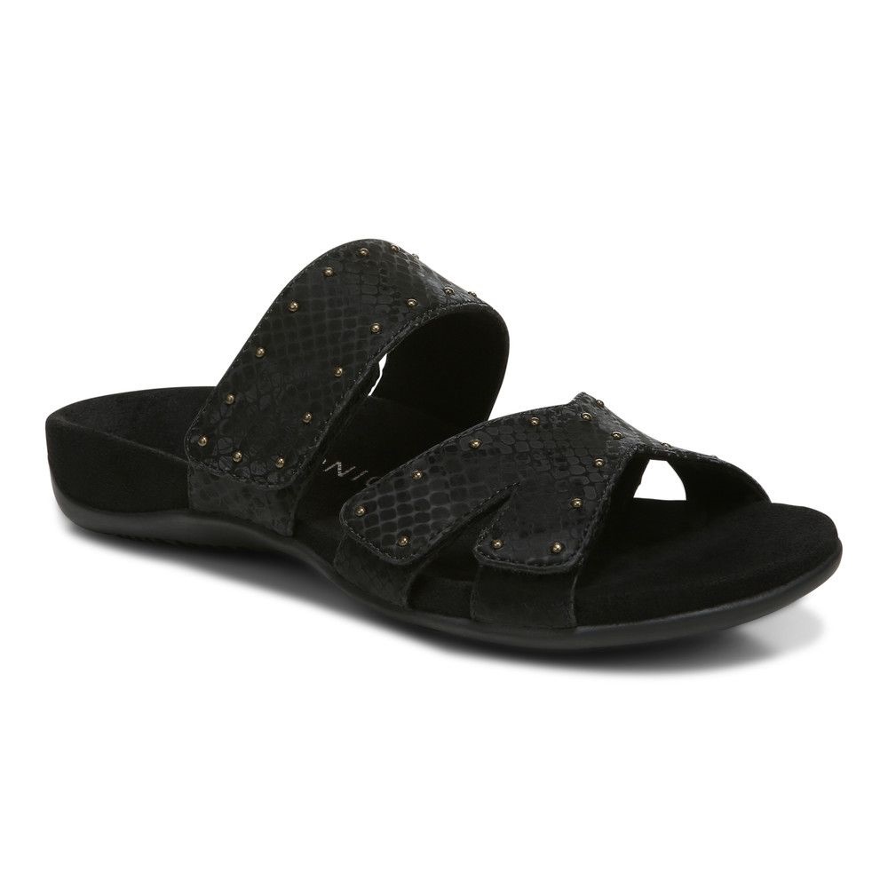 Vionic Indie Slide Sandal Black