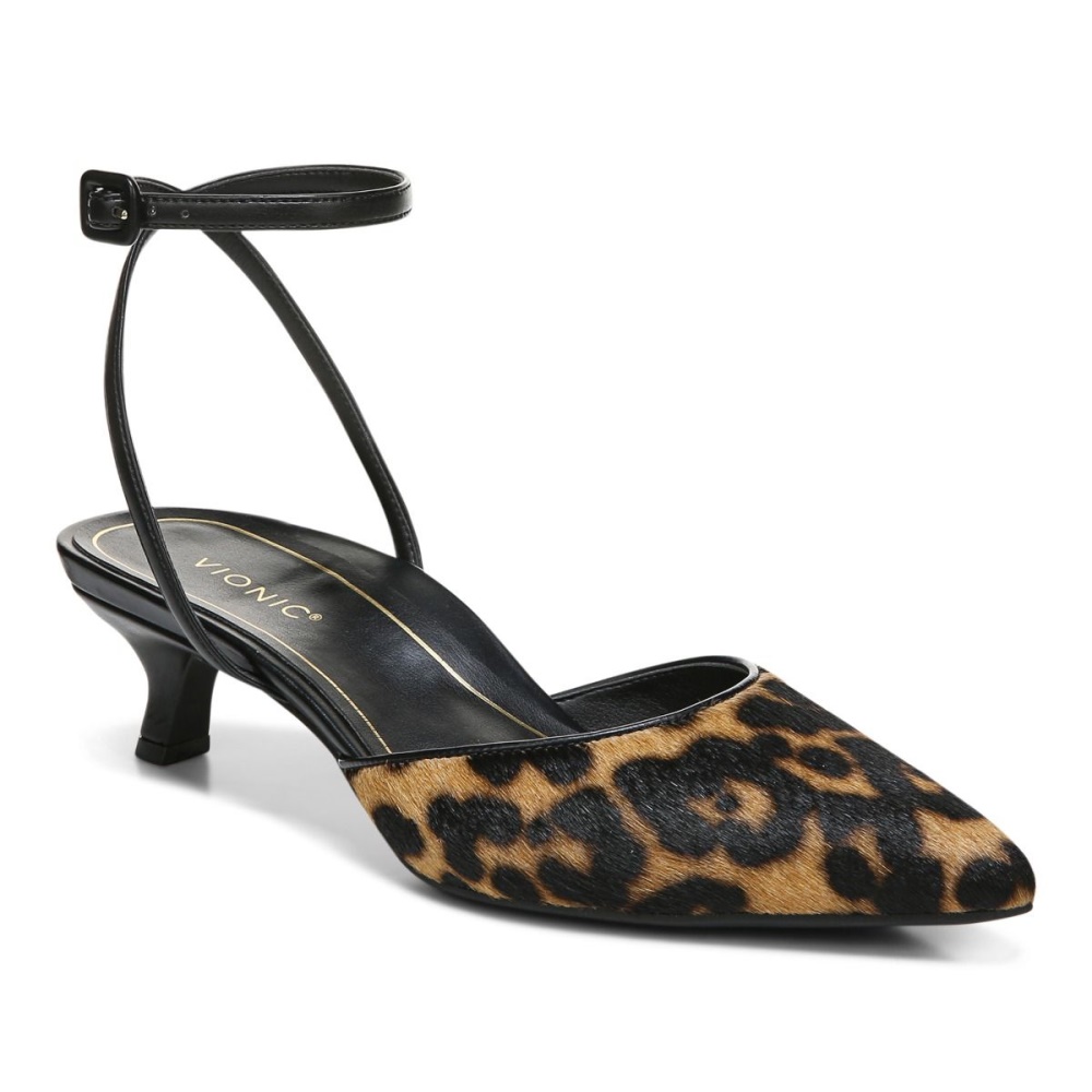 Vionic Jacynda Kitten Heel Tan