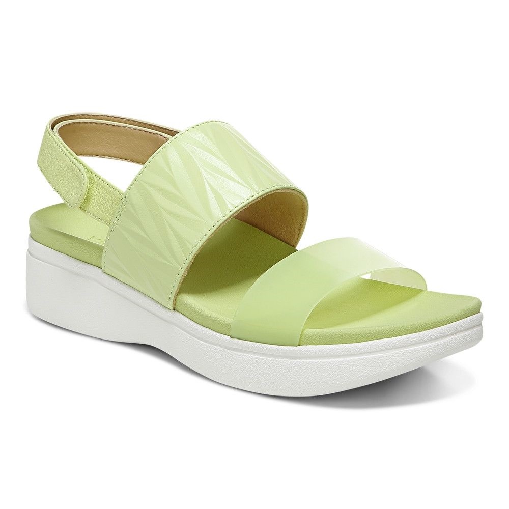 Vionic Karleen Platform Sandal Pale Lime