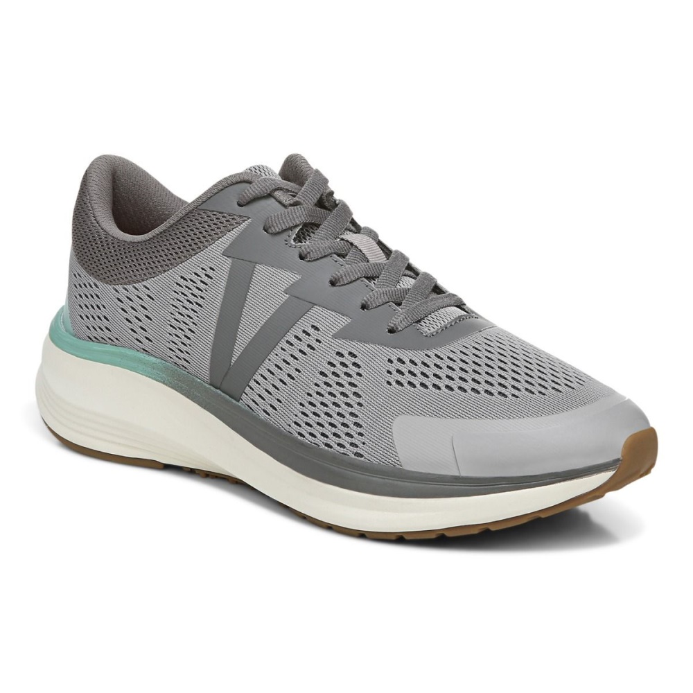 Vionic Light Grey Wasabi Limitless All Gender Trainer
