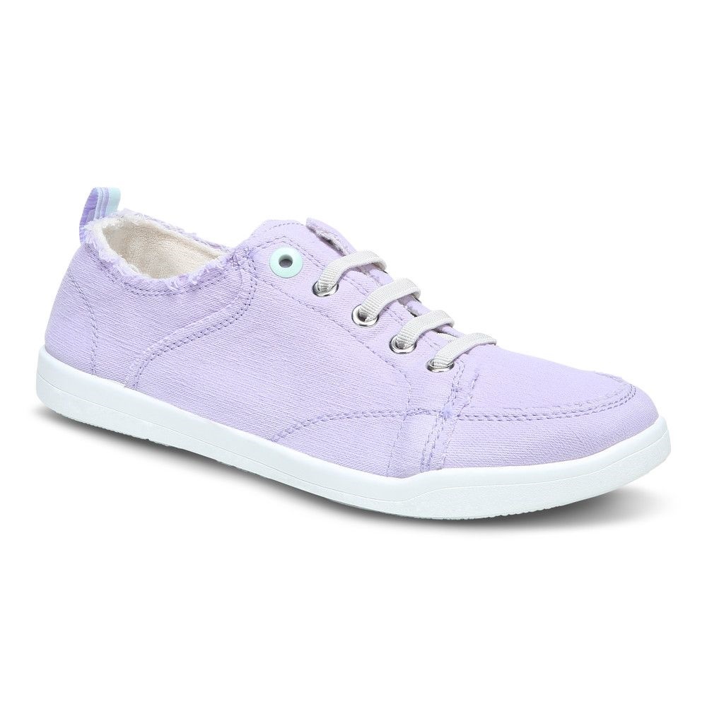 Vionic Pismo Casual Trainer Pastel Lilac Canvas
