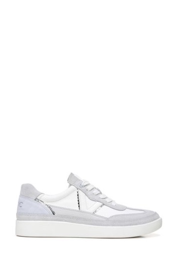 Vionic Fashion Mylie White Canvas Lace Up Trainers