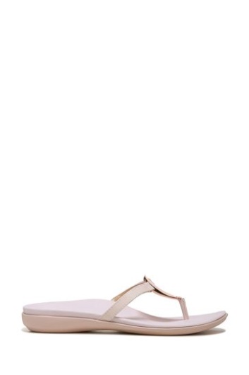 Vionic Pink Raysa Thong Sandals
