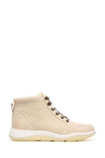 Vionic Whitley Cream Semolina Leather Chukka High Tops Fashion